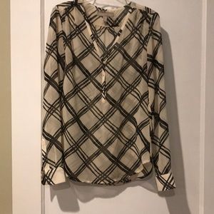 Banana Republic petite xxs sheer blouse